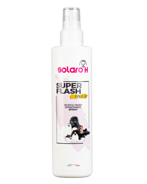 Solaro H | Sciogli Nodi per Cani e Gatti Super Flash Gold Spray