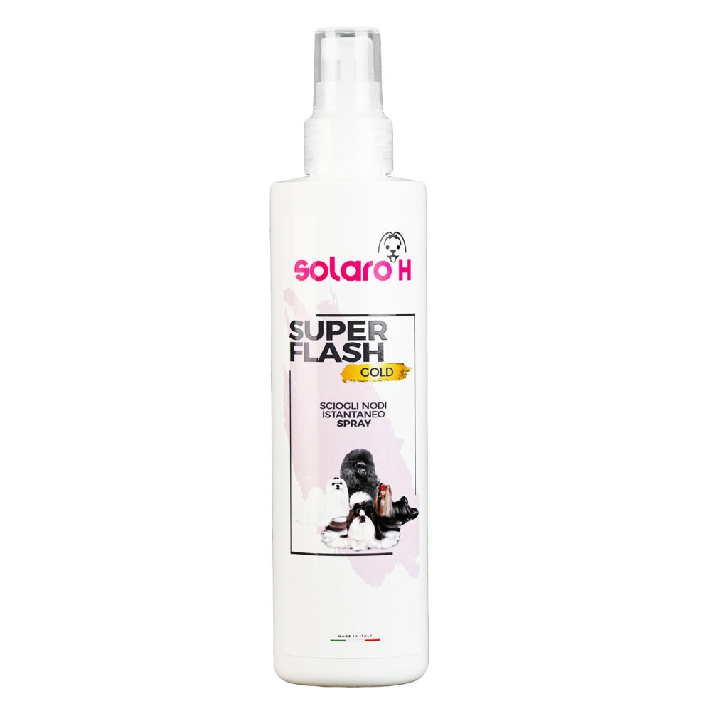 Solaro H | Sciogli Nodi per Cani e Gatti Super Flash Gold Spray